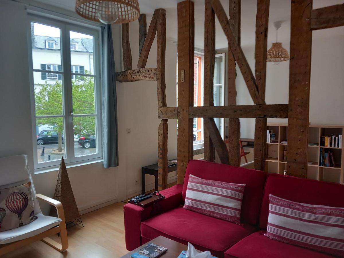 Ferienwohnung Le Leon Honfleur Exterior foto